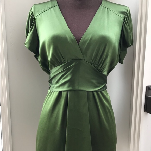 BCBGMaxAzria Tops - NWOT BCBG MaxAzria Silk Short Sleeve Wrap Top